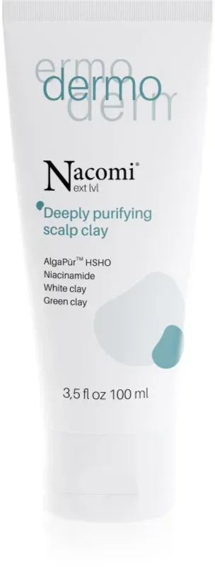 Nacomi Next Level Deeply purifying scalp clay Tiefenreinigende Maske für Kopfhaut 100 ml