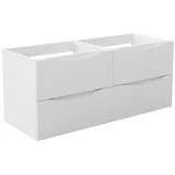 duschspa Waschtisch Unterschrank Waschtischunterschrank Waschbeckenunterschrank Badschrank, 50-120cm Hängeschrank, Matt / Hochglanz 120 cm x 52 cm x 46.3 cm