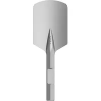 Bosch Spatmeißel mit 28-mm-Sechskantaufnahme abgerundet 400 x 135 mm
