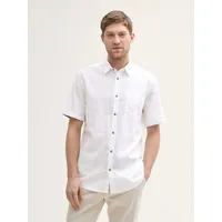 Tom Tailor Regular Fit mit kurzem Arm, Weiss, XXXL