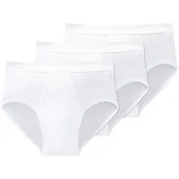 SCHIESSER Slip "Original Classics", Herren, Gr. 4, weiß (100, weiß), Doppelripp, Obermaterial: 100% Baumwolle, unifarben, Unterhosen Slip, mit Logoprägung