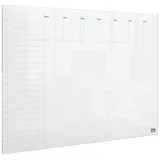 NOBO Mini-Whiteboard Wochenplaner 297 x 420 mm Transparent/Weiß