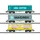 Trix Containertragwagen-Set Sgmmns 190 18703 N