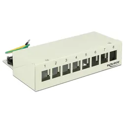 Delock Keystone Desktop Patch Panel - Patch Panel