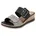 Pantoffel Keilabsatz Sommerschuh Bequemschuh mit Softfußbett schwarz 41 EU