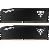 Patriot DDR5 PC6000 96GB 2x48 Viper Elite 5 Ultra CL28 (2 x 48GB, 6000 MHz, DDR5-RAM, DIMM), RAM, Schwarz
