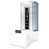 AcquaVapore Kombination Badewanne Dusche K55-L01 Duschtempel 170x100