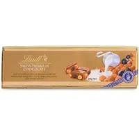 Lindt Tafelschokolade Milch-Traube-Nuss, Großtafel, 300 g