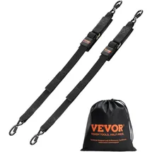 Vevor Spanngurte mit Ratsche 5,08 x 121,92 m 680,4 kg Bruchfestigkeit 226,8 kg Nenntragkraft 2er-Set