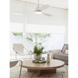 Lucci AIR Whitehaven LED Deckenventilator EEK: F (A - G) (Ø) 142 cm  Gehäusefarbe (Details): Weiß
