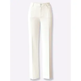 CREATION L Bootcut-Jeans in ecru, | Gr.: 36