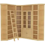 Home Affaire Bibliothek »Soeren«, (7 St.), Aus Massiver Kiefer, beige