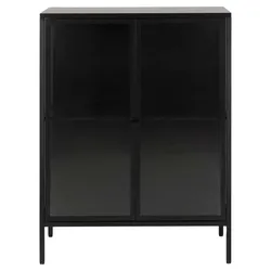 Vitrine NEWCASTLE - schwarz