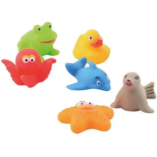 Johntoy JOHNTOY22274 Happy World 6 Badespieltierchen