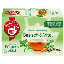 TEEKANNE Basisch & Vital Bio-Tee 18 Portionen