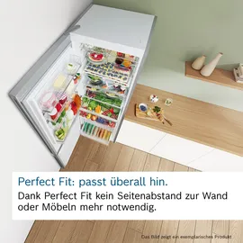 Bosch Serie 4 KGN392ICF Kühl-Gefrierkombination (363 l, 2030 mm hoch, Edelstahl)