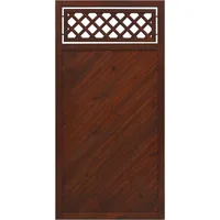 Andrewex Sichtschutzzaun Toulon 90 x 180 cm Braun/Holz