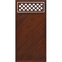 Andrewex Sichtschutzzaun Toulon 90 x 180 cm Braun/Holz