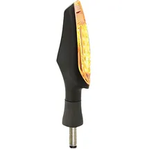 Koso LED Blinker 24,61 x 20,59 x 92 mm M8 mit Lauflichtfunktion E-geprüft universal für Motorräder