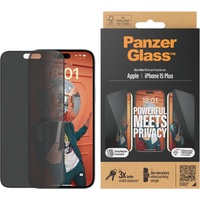 PANZER GLASS PanzerGlass Privacy Displayschutz iPhone 15 Plus | Ultra-Wide Fit