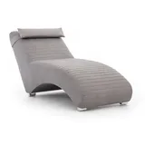 Fun Möbel Relaxliege, Grau, Textil, Ottomane links, 73x80x170 cm, Wohnzimmer, Sessel, Relaxliegen
