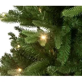 Dehner künstlicher LED-Weihnachtsbaum Espen, ca. H210 cm, Grün