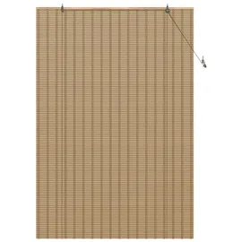 vidaXL Rollo Natur 130 x 220 cm Bambus/braun