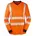4-PROTECT Warnschutz-Langarm-Shirt Jacksonville Größe 3XL leuchtorange/grau 4protect