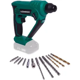 VONROC VPower 20 V inkl. 2 x 2,0 Ah + Ladegerät