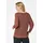 GOLDNER Rippenpullover mit Fledermausärmeln Cognac L