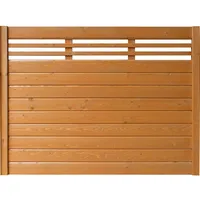 BM Massivholz Sichtschutzzaun-Element Typ 137 180 cm x 135 cm Kirschbaumfarben