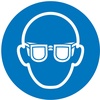 Gebotsschild Augenschutz benutzen (Ø) rund 10,0 cm