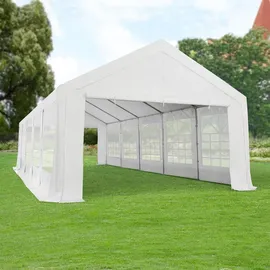 Juskys Partyzelt Gala 10 x 4 m Weiß
