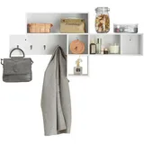 SoBuy Wandgarderobe FHK17 Weiß