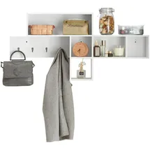 SoBuy Wandgarderobe FHK17 Weiß