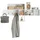 SoBuy Wandgarderobe FHK17 Weiß