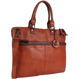 Harbour 2nd Urban Poets Vega Laptoptasche Leder 38 cm braun