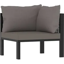 vidaXL Garten-Lounge-Set anthrazit 49401