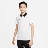 Nike Park 20 Dri-FIT Kinder Fußball Poloshirt kurzarm white/black/black XL 158-170 cm