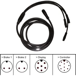 Kabel-Set b'ebike SCHWARZ ......