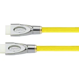 Python High Speed HDMI Kabel mit Ethernet 0,5 m Gelb