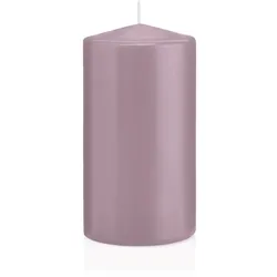 Wiedemann Kerzen Stumpenkerzen Mauve 80 x Ø 40 mm, 24 Stück, Kerzen in RAL Kerzengüte Qualität