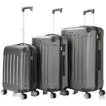 Cheffinger Reisekoffer Koffer 3 tlg Hartschale Trolley Set