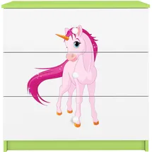 99rooms Dreams Motiv V Kommode Weiß Hellgrün