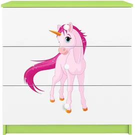 99rooms Dreams Motiv V Kommode Weiß Hellgrün