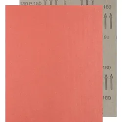 Papier Schleifbogen Korund 230x280mm BP A180 universell für Holz, Farbe und Lack