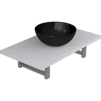 VidaXL Badmöbel-Set Keramik 2-tlg. Weiß