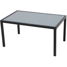 Möbilia Sitzgruppe 1 Couchtisch | 1 x Stahl/Olefin grau/schwarz