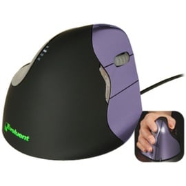 Evoluent VerticalMouse 4 Small schwarz/lila