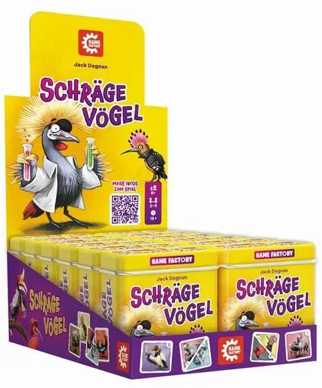 Preisvergleich Produktbild Game Factory - Display Schräge Vögel